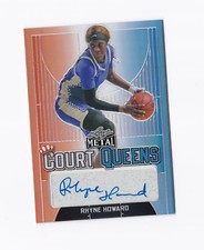 2021-22 Leaf Metal Court Queens Red White Blue Rhyne Howard /10 Auto Dream UK