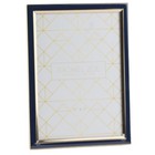 Rachel Zoe 5" x 7" Photo Picture Frame Dark Blue with Gold Border