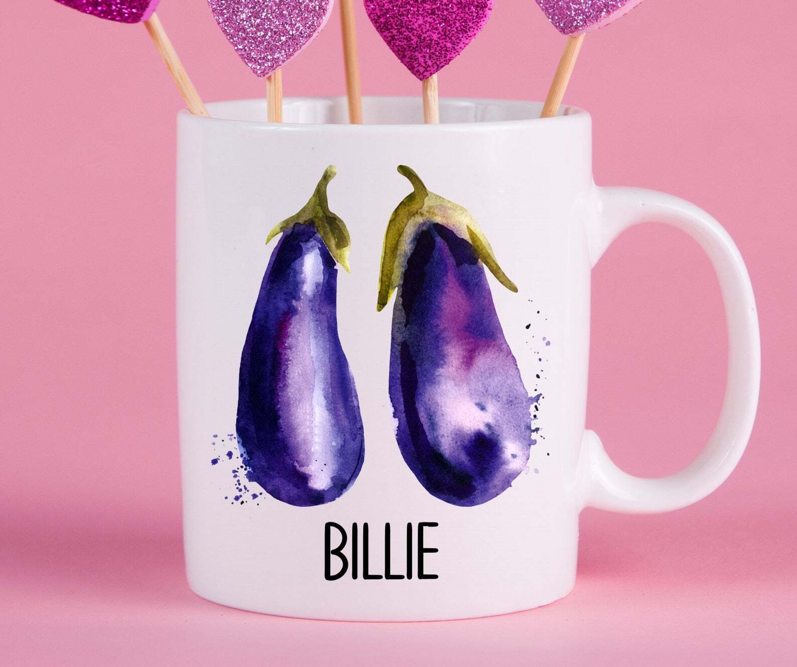 Personalized Eggplant Mug Eggplant Gift Ideas Eggplant Cup Gifts For Eggplant