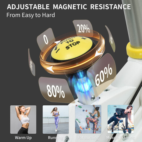 Indoor Exercise Bike Cycling Bike with Comfortable Seat