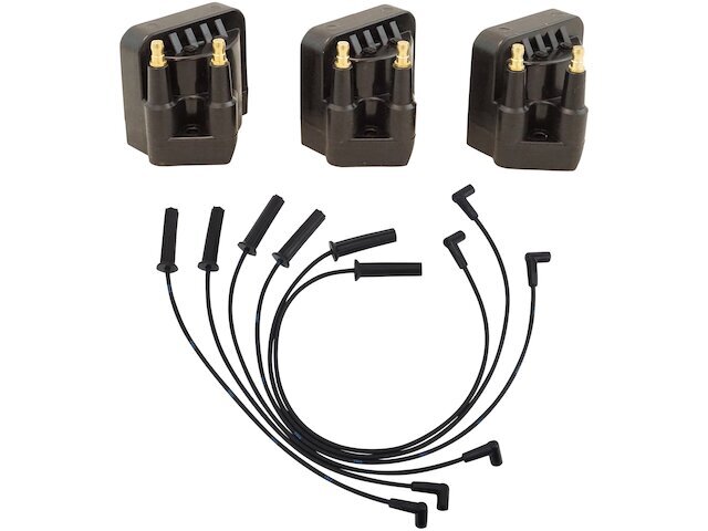 Ignition Coil and Spark Plug Wire Set fits Silhouette 1996-1999 68TKPW