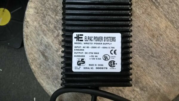 Elpac BFS500-24 unregulated power supply 24.6V @ 20A 105//115//125V Used