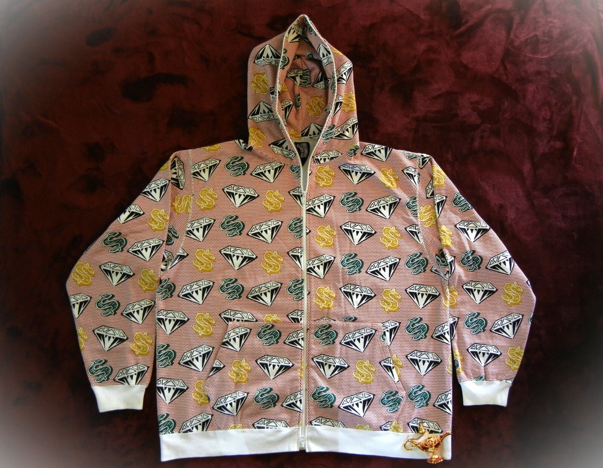 Bbc Icecream DND$ DIAMOND DOLLAR O.G. Hoodie full ZIP #Pharrell