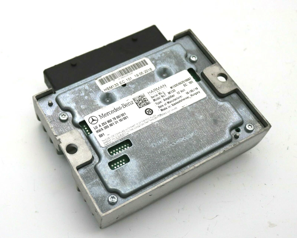 Mercedes-Benz C-Klasse W205 GLC 253 Verstärker Amplifier  A2539007800  M133 - Bild 3 von 3