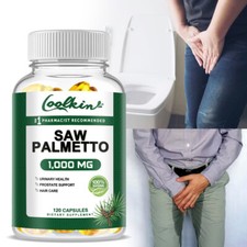 Saw Palmetto Capsules 1000mg -Premium Prostate Health Support Supplement for Men