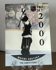 1990-91 Wayne Gretzky Pro Set #703 “2,000th Point” NHL Hockey Card L.A. Kings