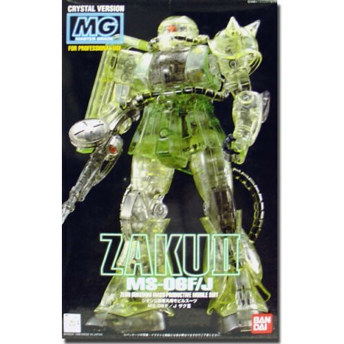 MG 1/100 MS-06F / J Zaku II Crystal Version (Mobile Suit Gundam
