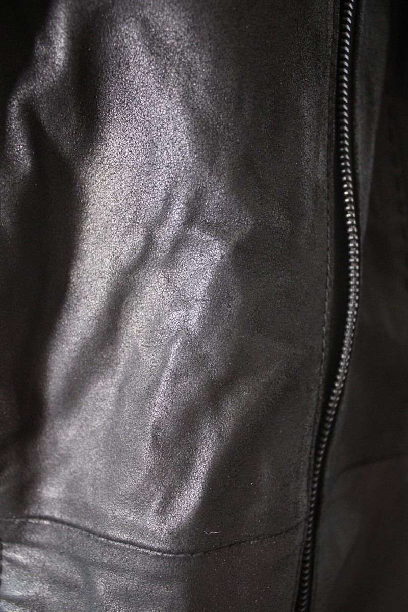 VINCE Scuba leather ジャケット Vince - Black Leather Scuba Jacket | Mitchell Stores