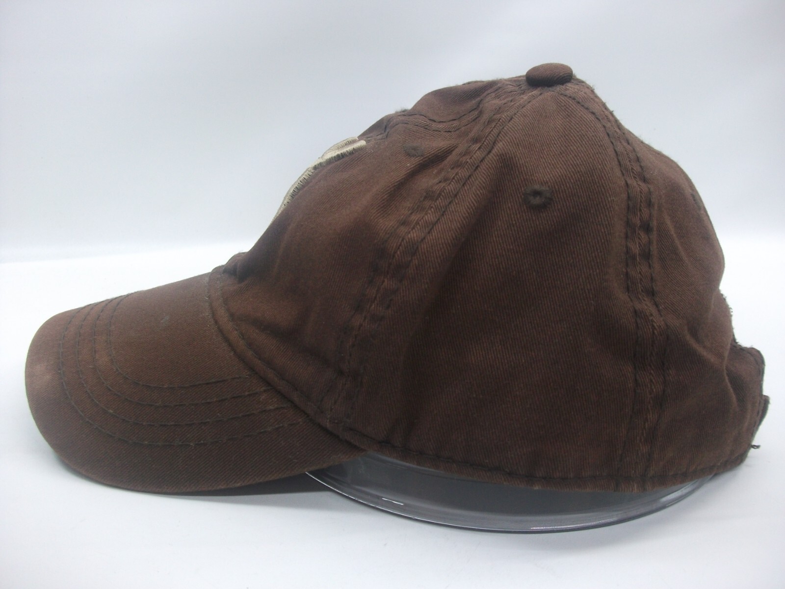 Browning Hat Brown Hook Loop Baseball Cap - image 4
