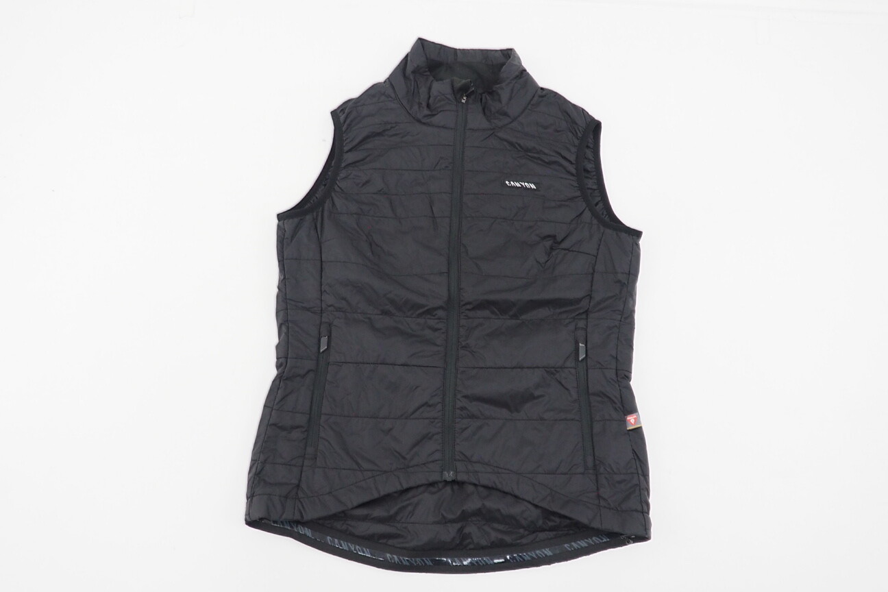 Canyon Bicycles Women's Primaloft Insulated Vest Black Size Small