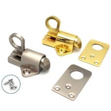 Spring Loaded Latch Pin, 2Pcs - Zinc Alloy Round Tip of Pin Downward