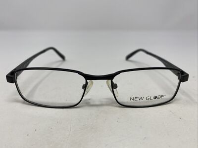 New Globe M576 BLACK 47-16-125 Metal Full Rim Eyeglasses Frame ON82