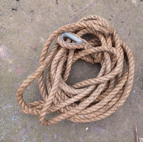 Old tow rope (approx size 9.5m/31ft.