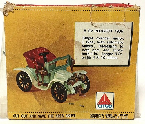 Vintage Citgo Antique Car Collection Lot Of 3 Coupe Plastic Model Kits