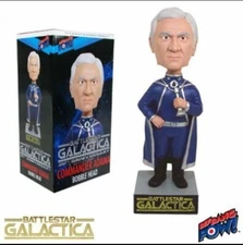 Battlestar Galactica Commander Adama Bobble Head Bif Bang Pow!