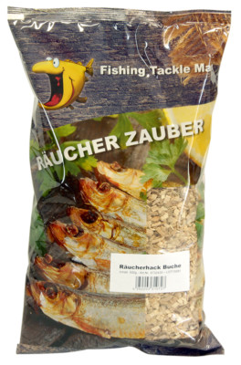 FTM RäucherHack - Räucherchips - BUCHE - Inhalt: 500g  Fishing Tackle Max