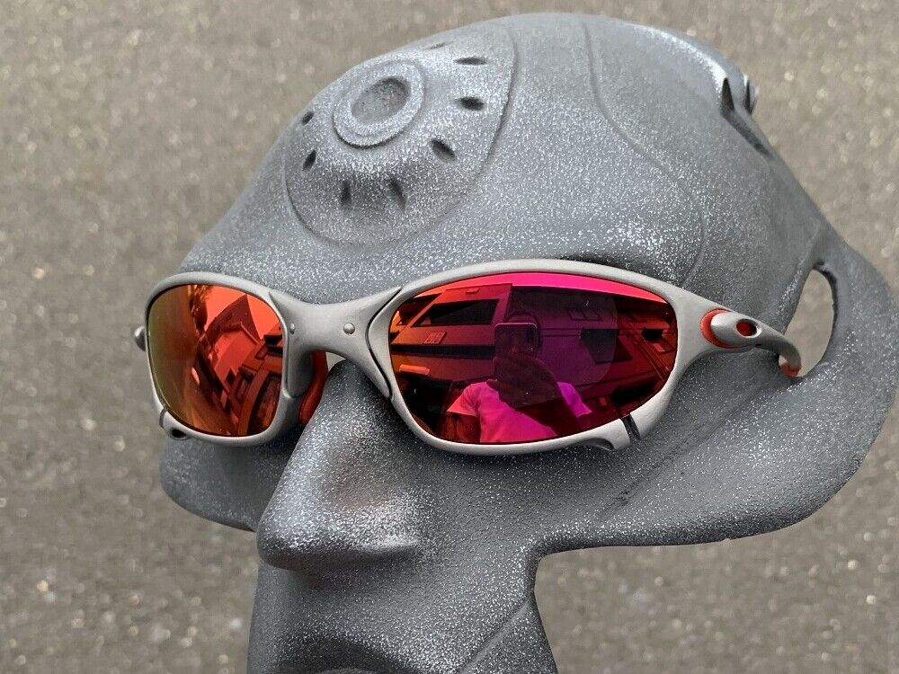 注目ブランドのギフト LINEGEAR UV420 Premium Red - Non-Polarized Lens for Oakley 金属フレーム