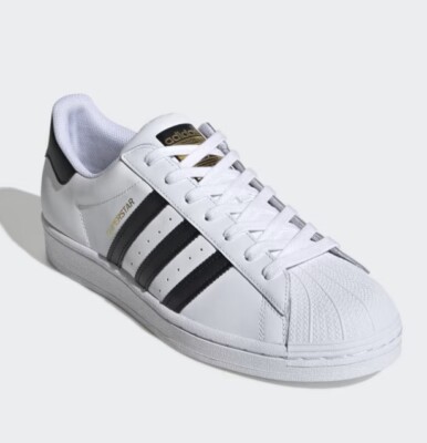 adidas Superstar EG4958 White/Black Men's Size 19 New In Box | eBay