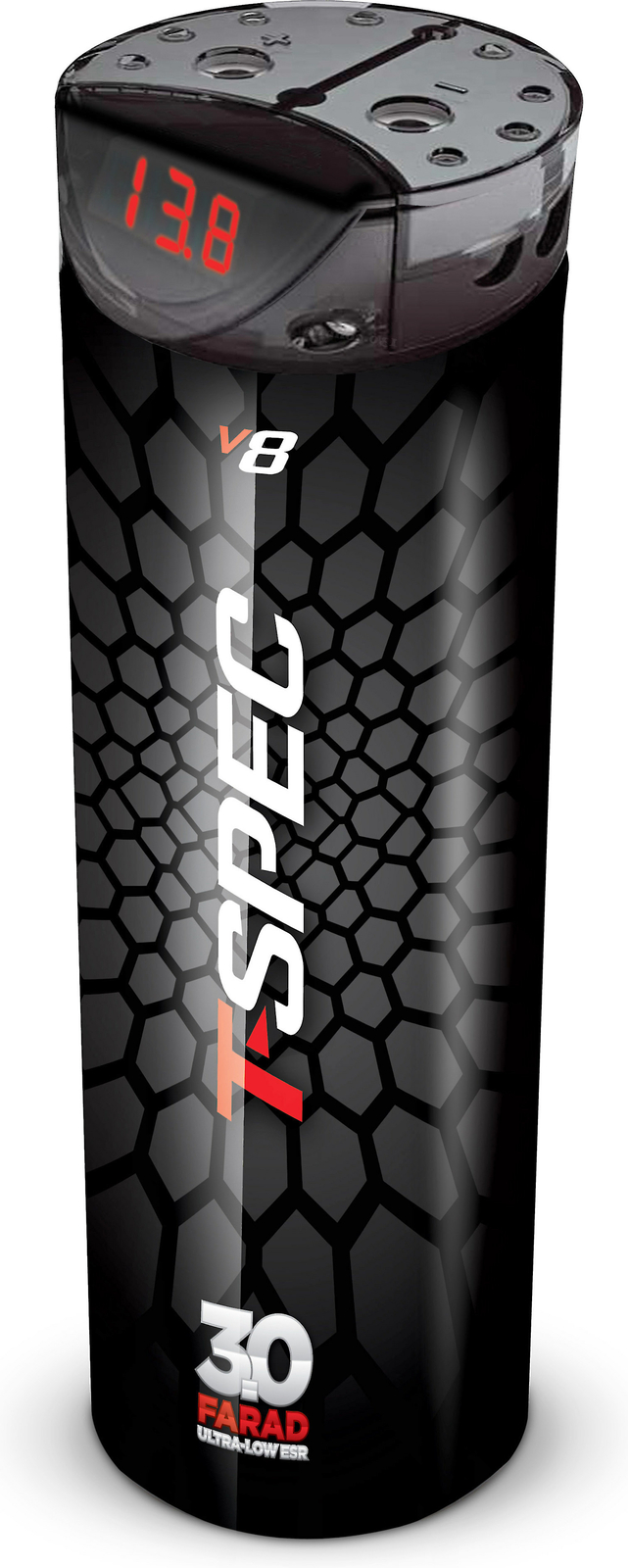 Конденсатор T-SPEC, диаметр 3 Фарад. Цифровой колпачок