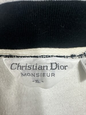 VTG Christian Dior Monsieur Track Full Zip Sweatshirt Jacket