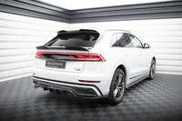 Cup Spoiler CAP FüR Audi Sq8 / Q8 S-Line Mk1 Schwarz Heckspoiler Dachspoiler