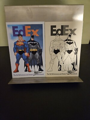 EDEX ED MCGUINNESS DEXTER VINES ART SKETCHBOOK 2005 SUPERMAN BATMAN*