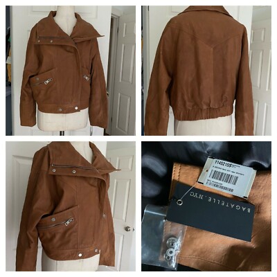 NWT Bagatelle NYC leather moto style jacket Small