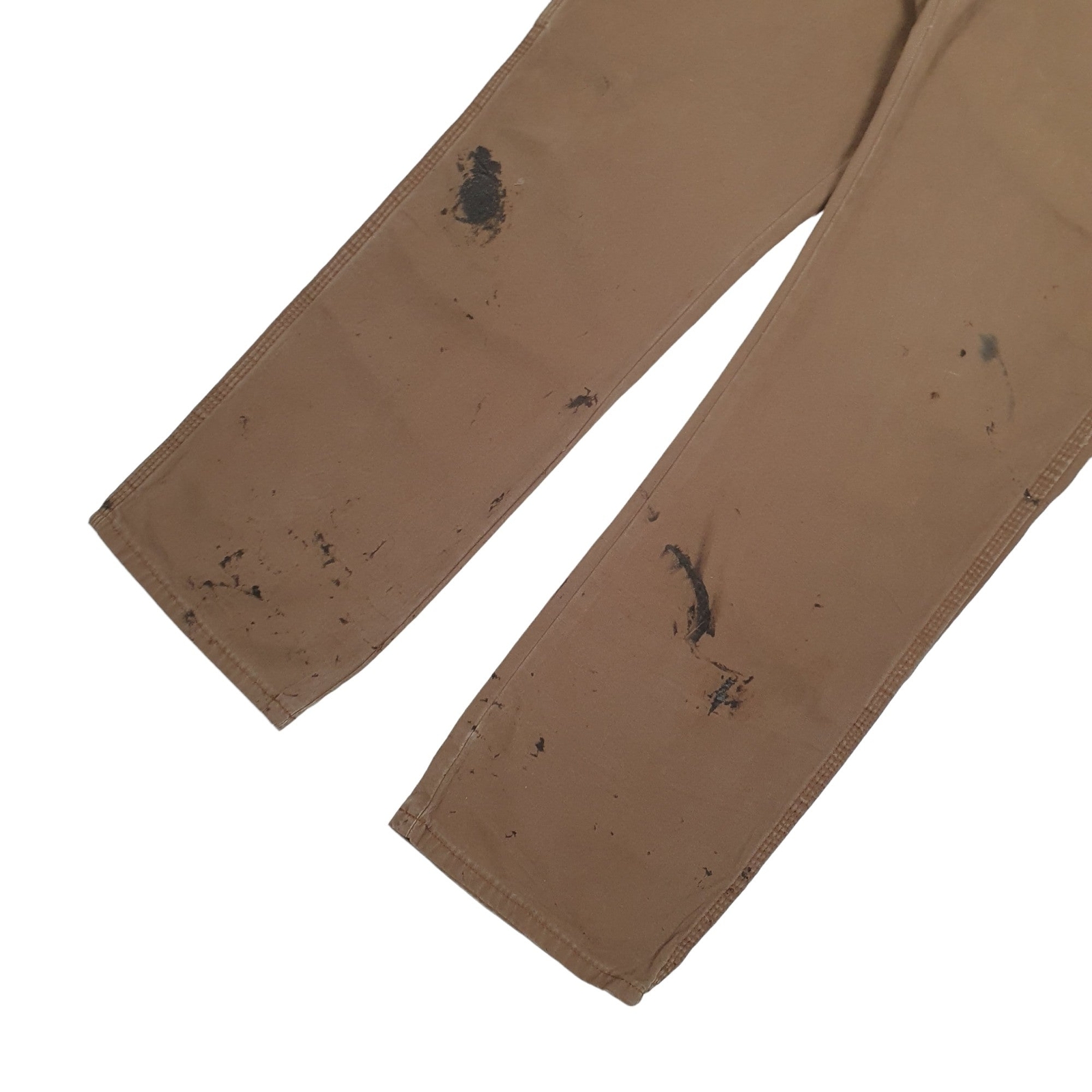 DICKIES Carpenter Workwear Trousers Cotton Brown Mens W34 L32 image 3