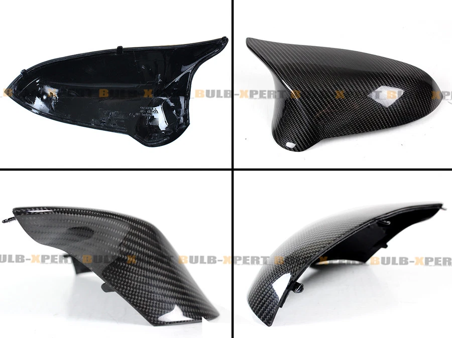 PARA BMW F80 M3 F82 M4 2015-19 FIBRA CARBONO REPUESTO DIRECTO CUBIERTAS ESPEJOS LATERALES Foto 3 de 4