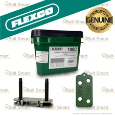Genuine Flexco 190C Conveyor Belt Fastener #20013 (100 pc) w/ Belt Repair Gauge