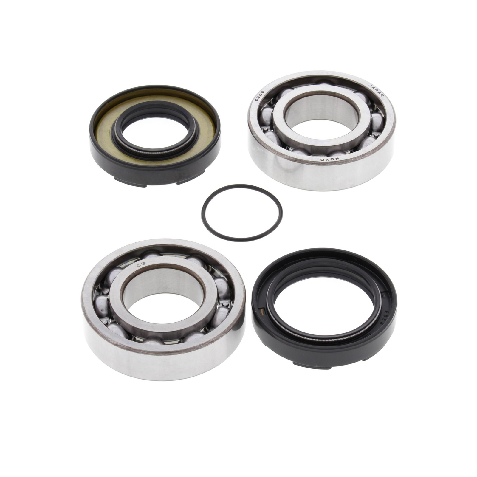 Crank Shaft Bearing & Seal Kit for Yamaha MX250 1975 WRP