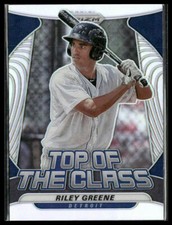 2020 Panini Prizm #TOC-5 Riley Greene Top of The Class Silver Prizm