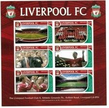 Grenada - 2002 - Liverpool Football Club - Sheet Of 6 - MNH