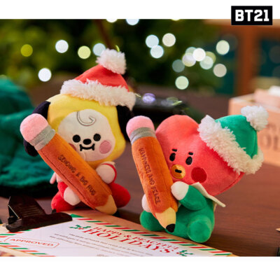 BTS BT21 Official Goods 2022 HOLIDAY EDITION Mini Doll + Tracking