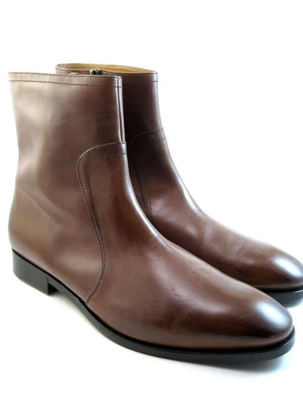 Allen Edmonds "SIENA" Hombres Cremallera Lateral Botas de Cuero 10.5 D Chile EE. UU. (297N) Foto 2 de 4