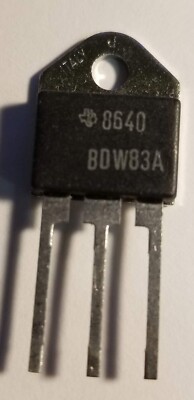 Genuine TI BDW83A Power Transistor NPN Darlington 45V 15A 150W NEW Shipped!