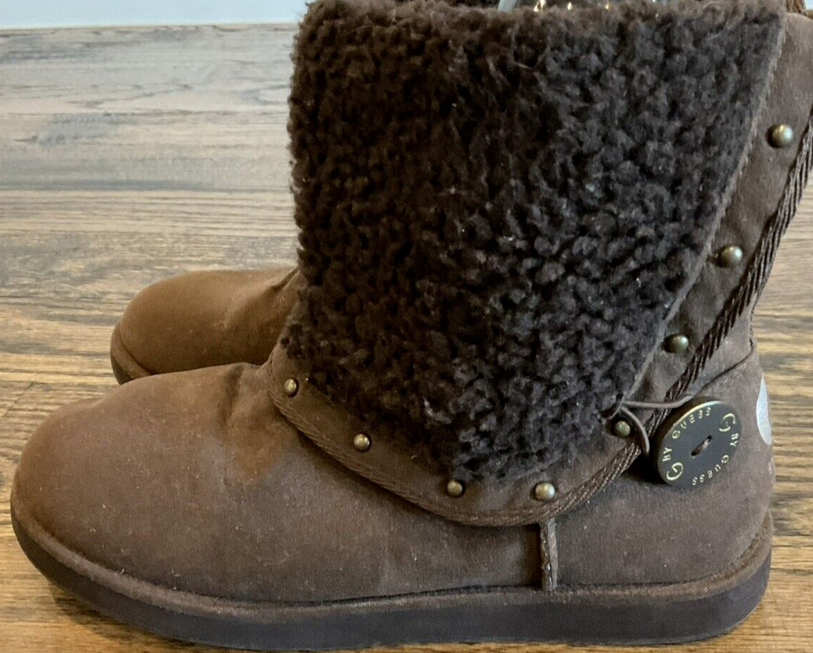 G by Guess Women's Brown  Pull-on Winter Boots Si… - image 1