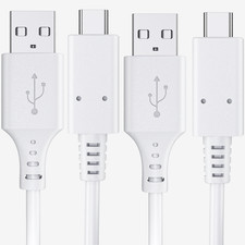 2 x USB-A to USB-C Fast Charger Cable Lead Wire for iPhone 17 16 15 Samsung