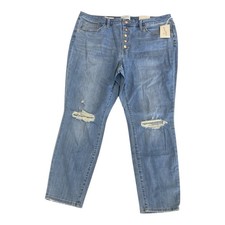 Universal Thread Stretch High Rise Skinny Light Wash Jeans Size 18S , 34 Waist