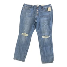 Universal Thread Stretch High Rise Skinny Light Wash Jeans Size 18S , 34 Waist