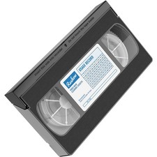VCR VHS Reinigungskassette Videoreiniger Trockentechnologie 1 Stück