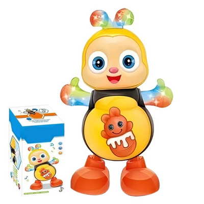 #ad Dancing Bee For Kids Musical Lights Bee Toy Electronic Cartoon Bee Learning Toys $26.45