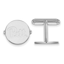 Sterling Silver University of Pittsburgh Cuff Links