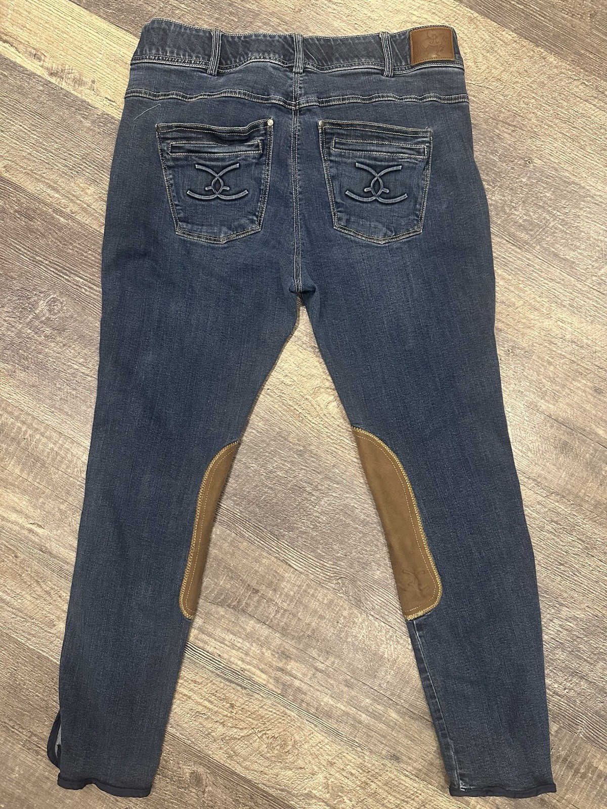 Goode Rider Women's Knee Patch Equestrian Jean Denim Breeches  Size 36R