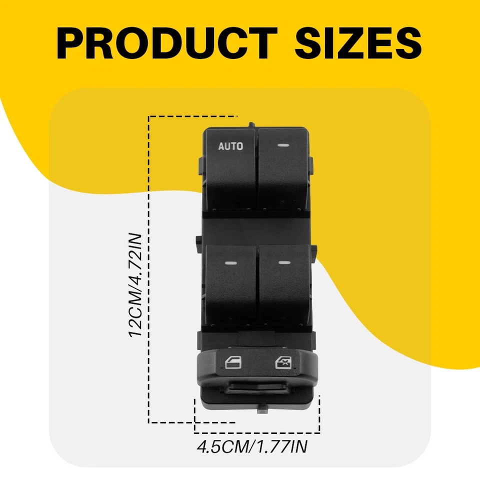 Interruptor de ventana eléctrica delantero izquierdo 1-10X para Ford Explorer 06-07 Mercury Milan 06-07 Foto 3 de 4