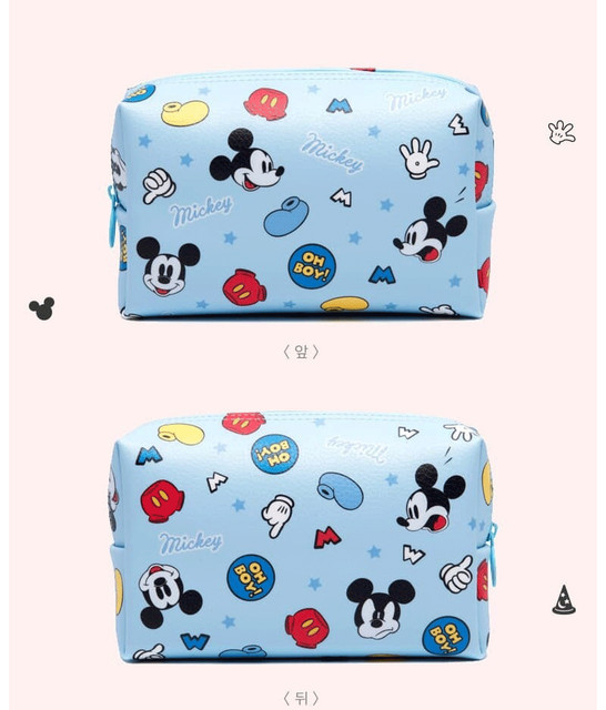 Mickey Friends Beauty Pouch – Korea Exclusive Disney Cosmetic Bag | CGV CineShop