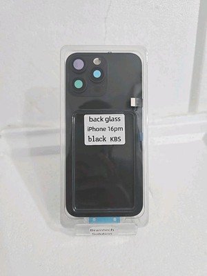 Für iPhone 16 Pro Max Rückseite Backglas Akkudeckel Kameralinse Magsafe NFC Flex