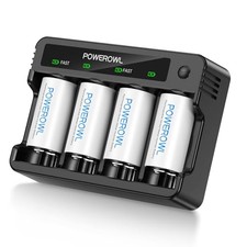 Rechargeable D Batteries with 4 Bay Battery Battery charger D Battery 4p