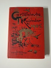 Antiker Gartenlaube Kalender 1905 Original Kaiserzeit Jugendstil Leipzig Sammler