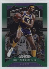 2019-20 Panini Prizm Green Prizm Wilt Chamberlain #18 HOF 2s2